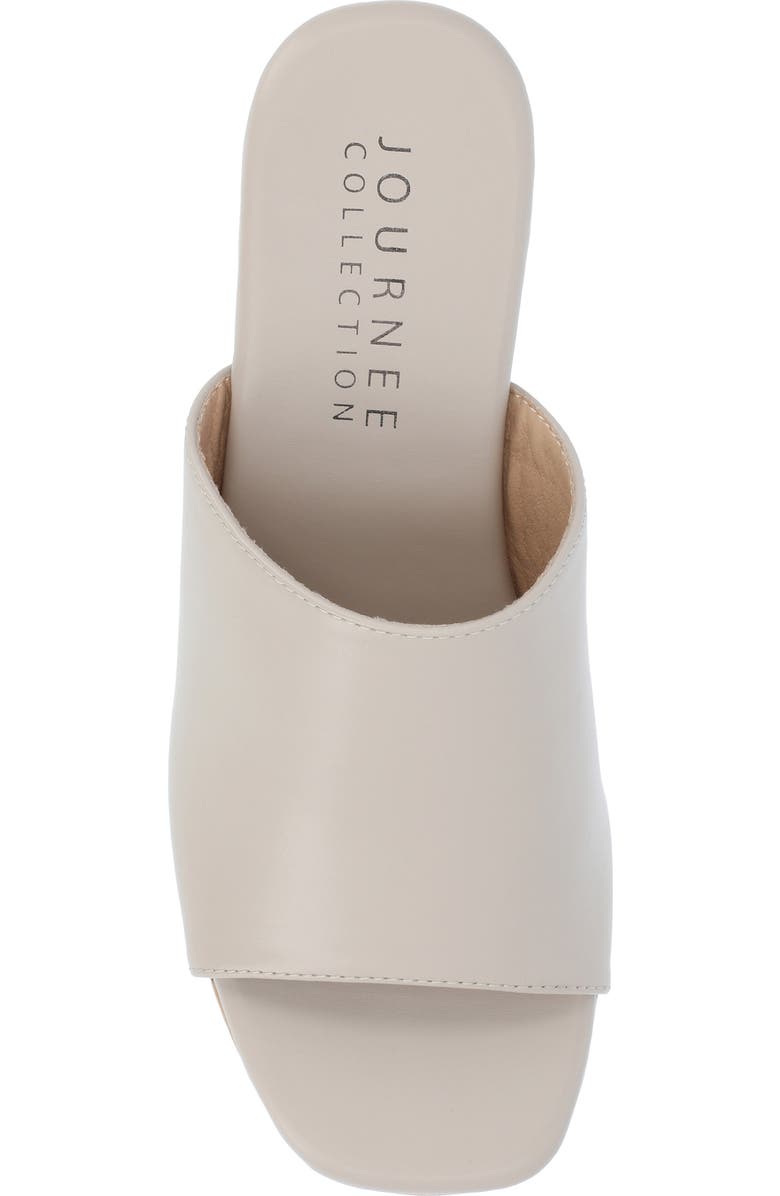 Journee Collection Astter Platform Sandal, Alternate, color, Grey