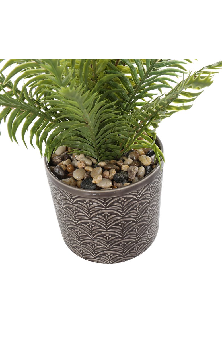 GINGER BIRCH STUDIO Green Faux Foliage Potted Artificial Plant, Alternate, color, 