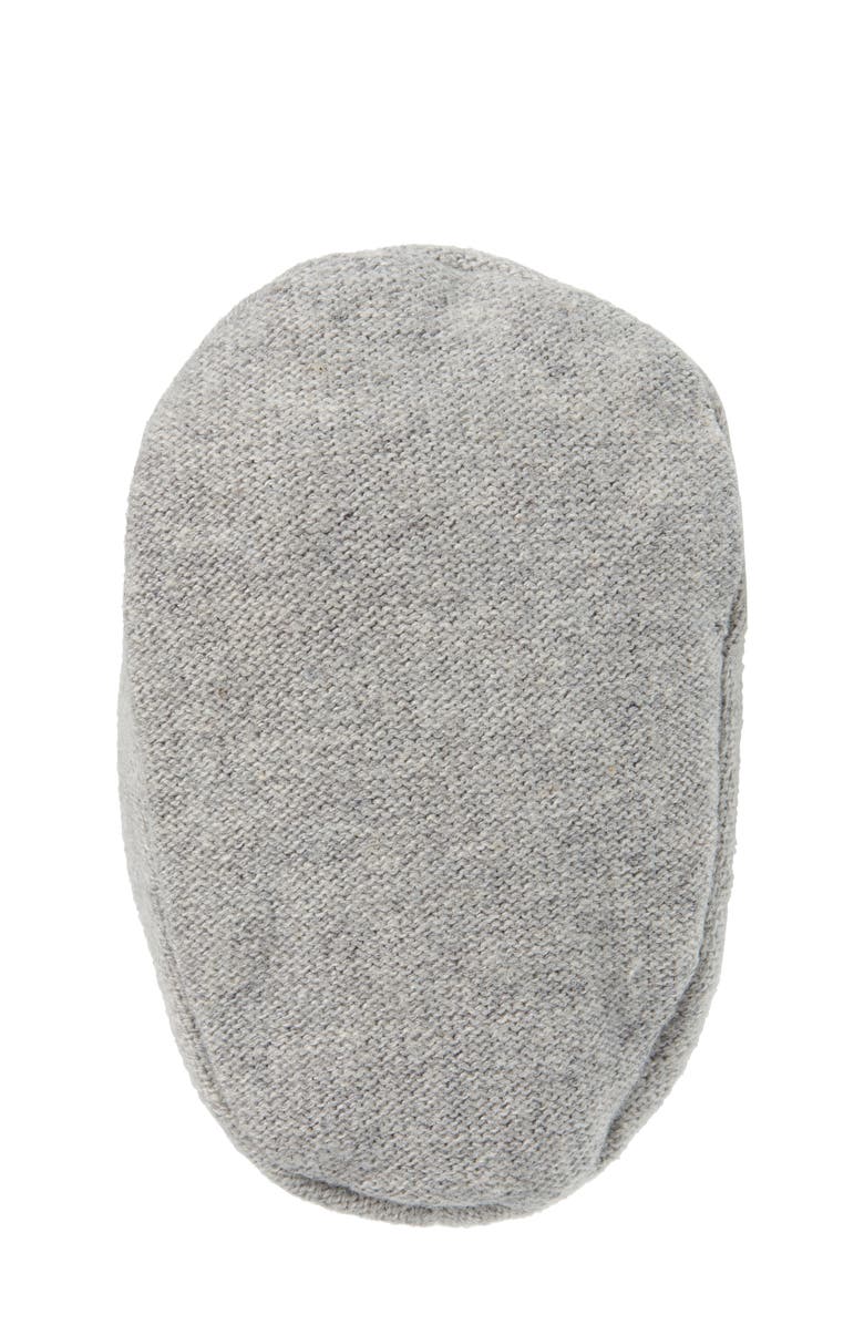 Pink Lemonade Pompom Cotton Bootie, Alternate, color, Grey