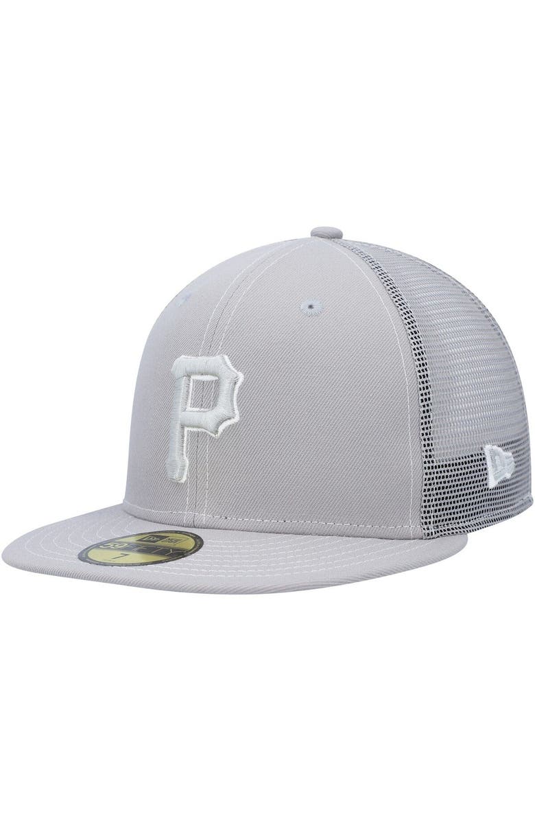 New Era Men's New Era Gray Pittsburgh Pirates 2023 On-Field Batting Practice 59FIFTY Fitted Hat, Main, color, Gray
