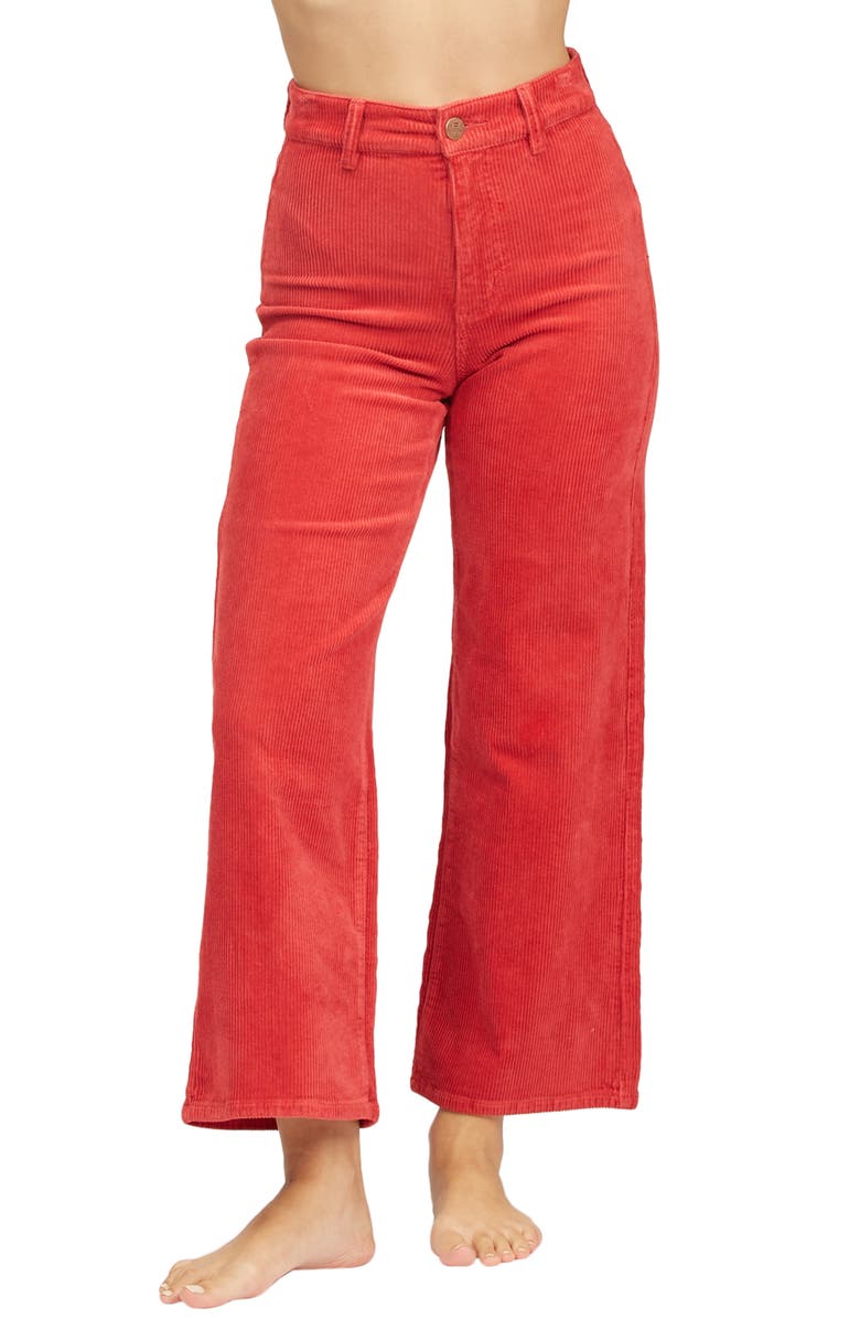 Billabong x Wrangler The Retro Wide Leg Corduroy Pants, Main, color, 