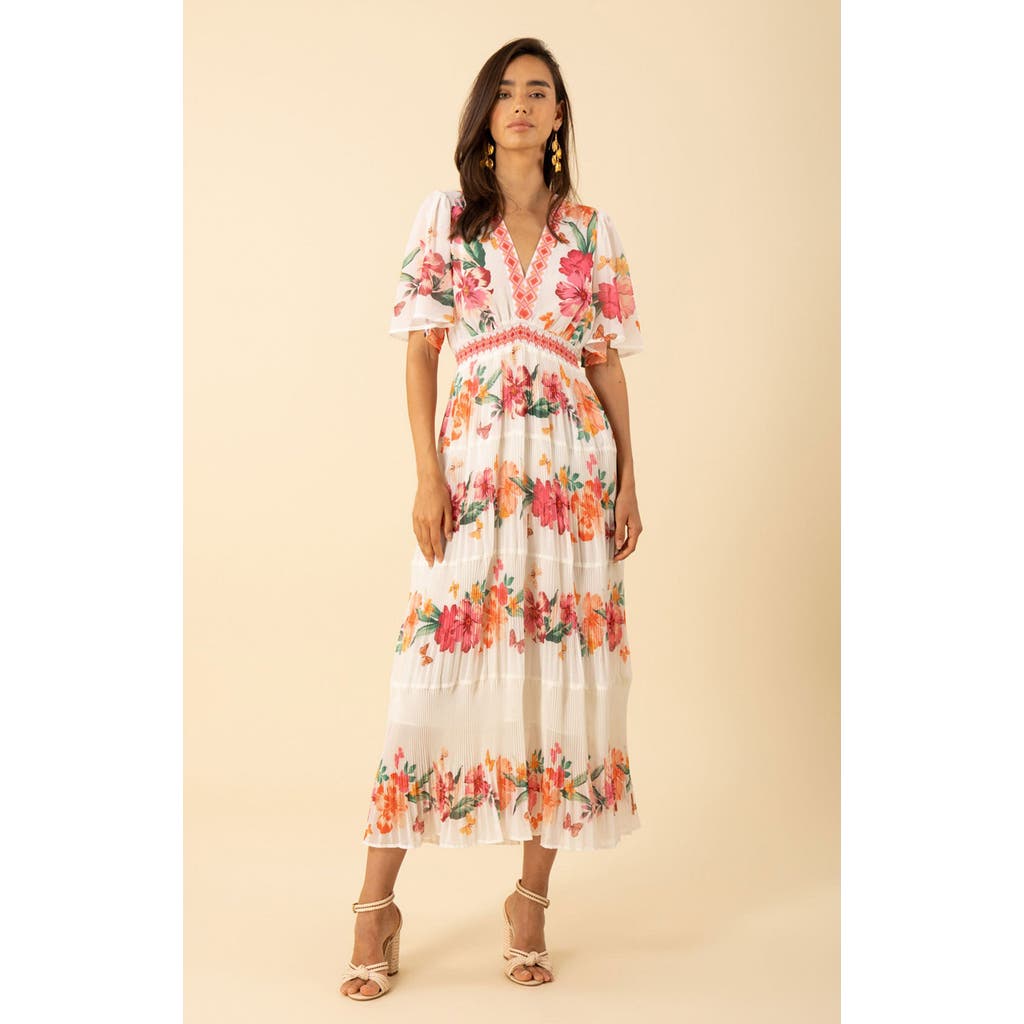 Hale Bob Angie Chiffon Maxi Dress In Multi