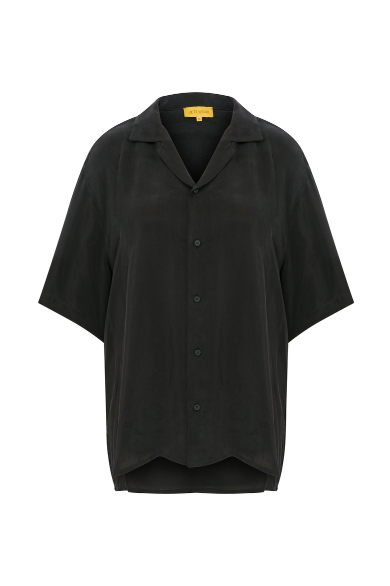 MIAMI VIBE SHIRT, Main, color, Black with Crystals