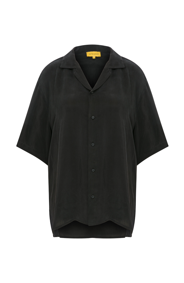 Je Te Veux MIAMI VIBE SHIRT, Main, color, Black With Crystals