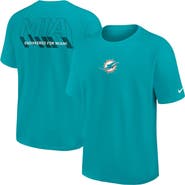 Nike Men's Nike Aqua Miami Dolphins Dominate The Game Essential Max90 T-Shirt