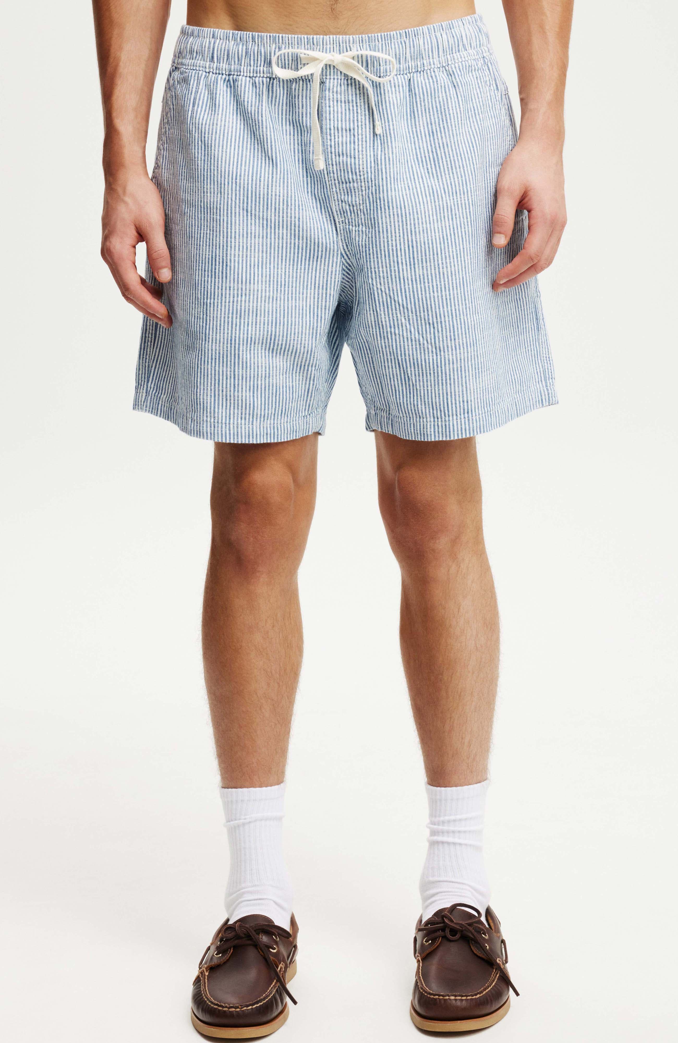 Blue 50 50 Stripe