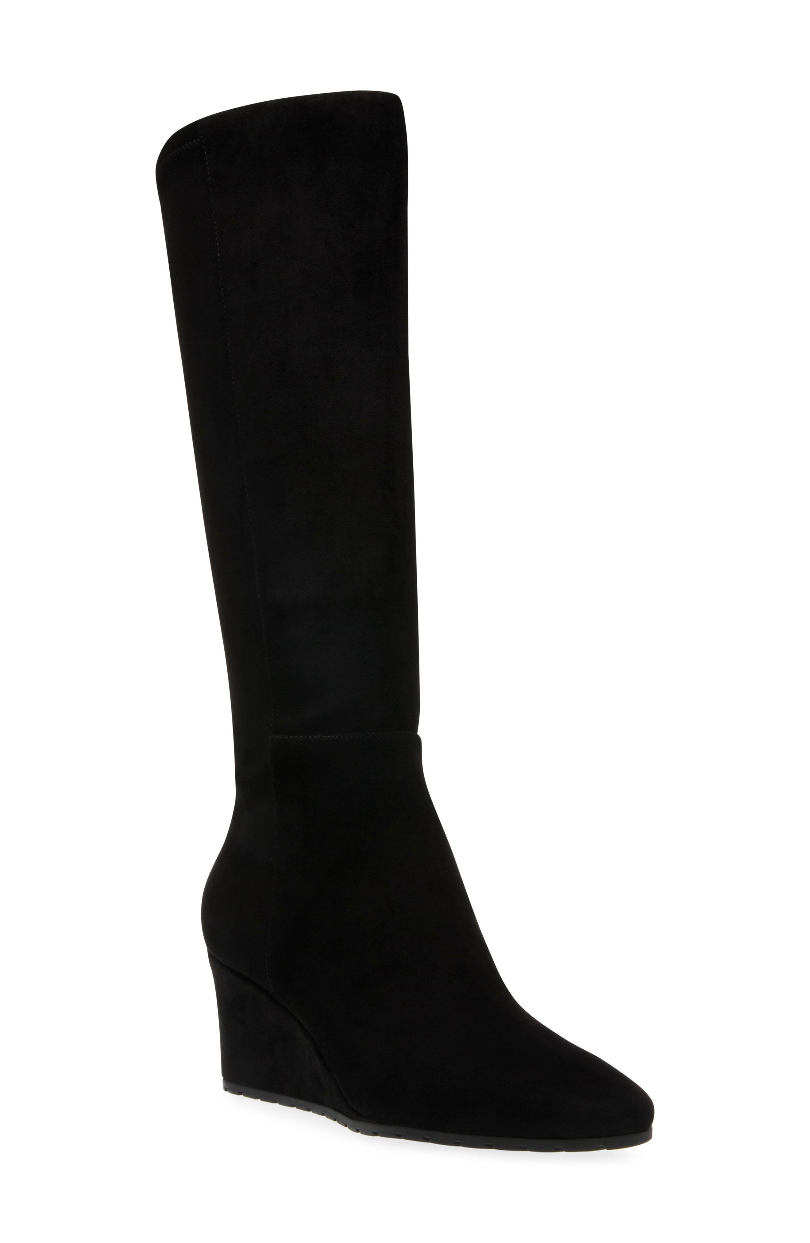 Anne Klein Vella Knee High Wedge Boot, Main, color, 