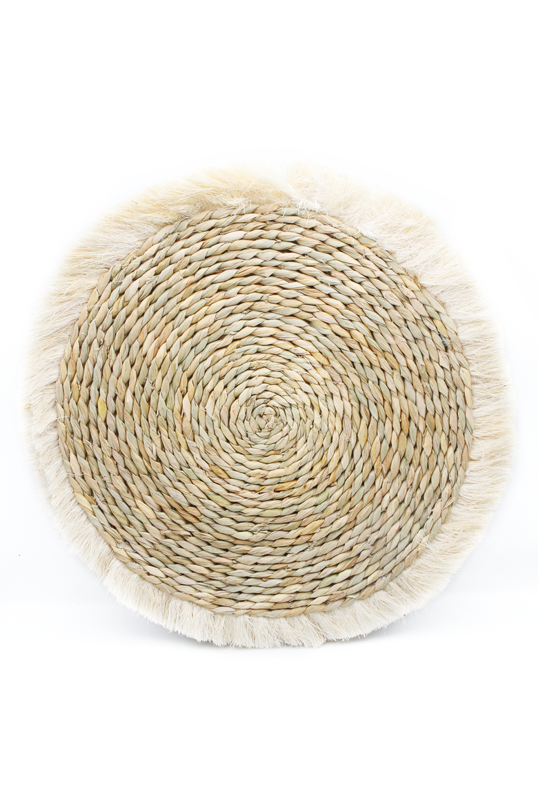 Fringe Placemat Set, Main, color, Natural