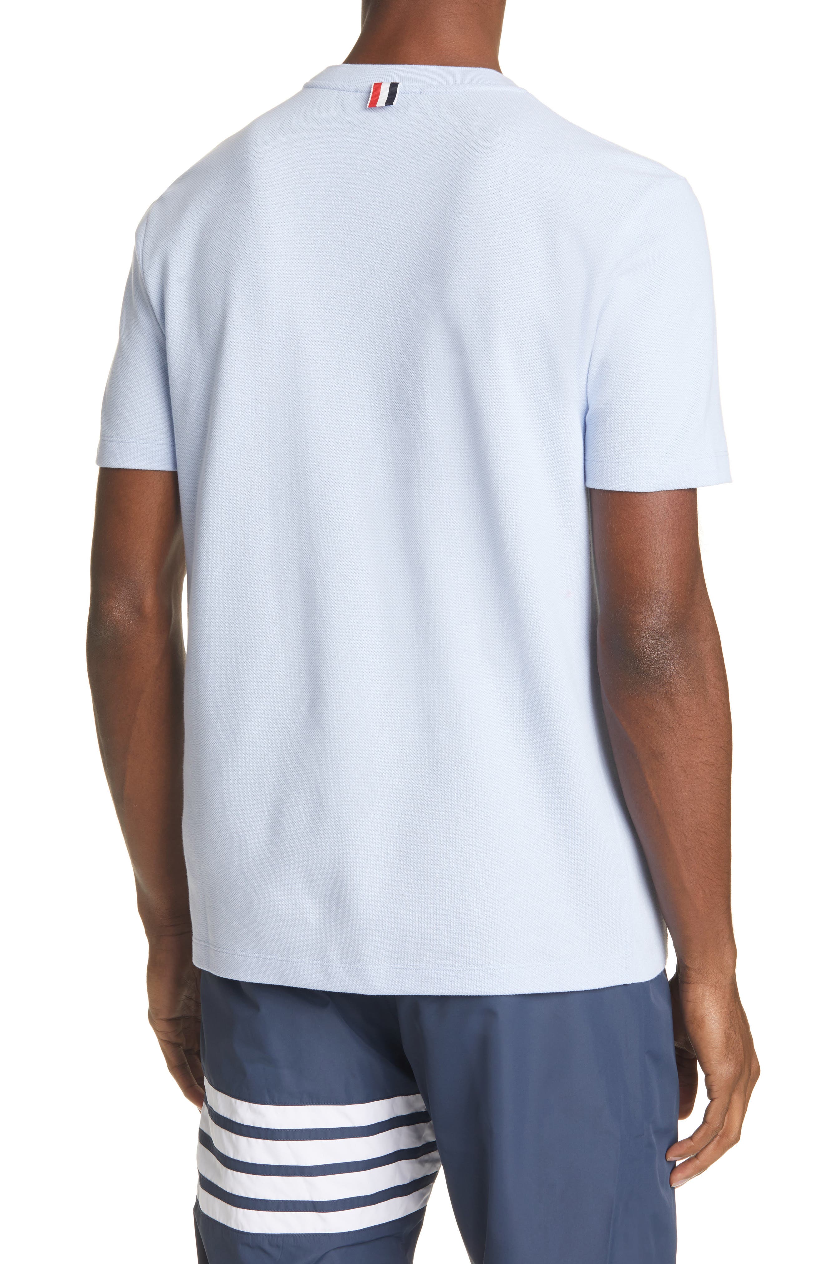 4-Bar Back Stripe Pique T-Shirt - image 2
