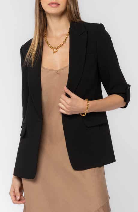 Lizzy Roll Tab Blazer