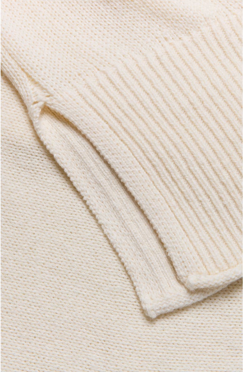 Celtic & Co. Drop Shoulder Slouch Cardigan, Alternate, color, Ecru