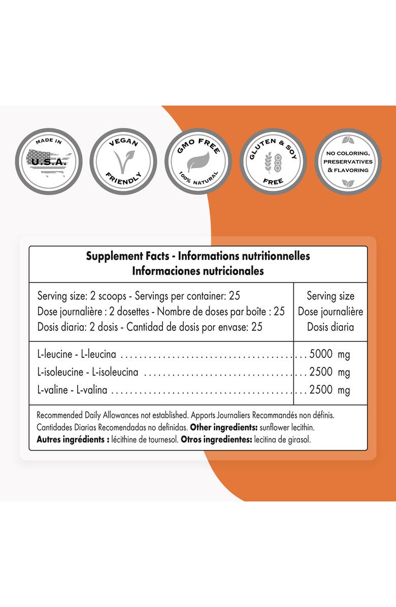 SuperSmart BCAA Powder 211, Alternate, color, NO COLOR