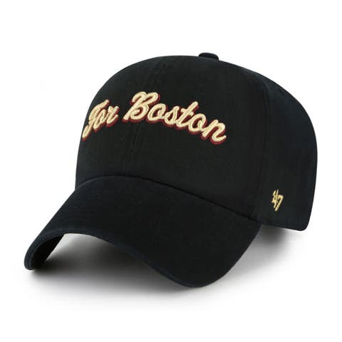 Men's '47 Black Boston College Eagles Clean Up Adjustable Hat