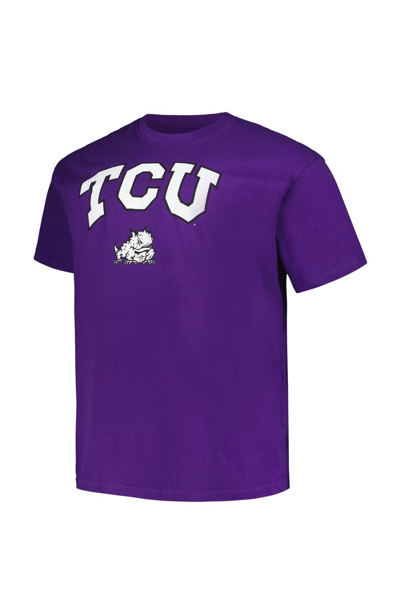Champion Men's Champion Purple TCU Horned Frogs Big & Tall Arch Over Logo T-Shirt, Alternate, color, 