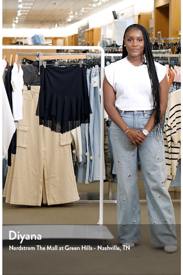 Tiered Ruffle Asymmetric Miniskirt video