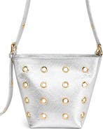 Persaman New York Claudia Studded Leather Shoulder Bag