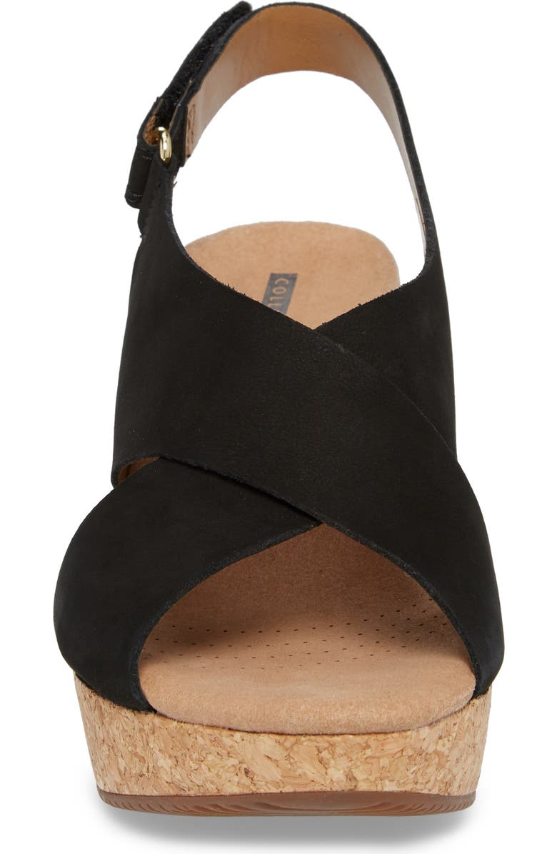 Clarks<sup>®</sup> Annadel Eirwyn Wedge Sandal, Alternate, color,
