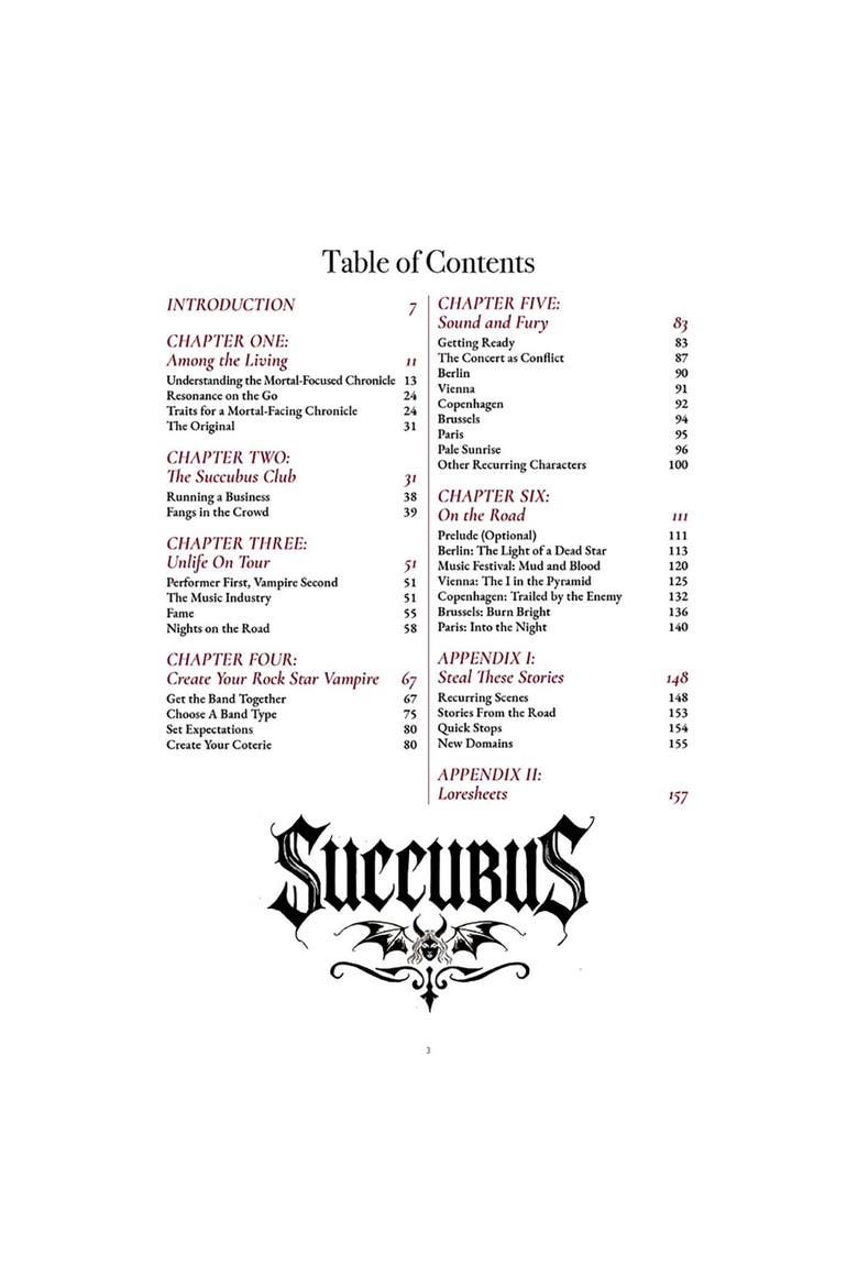 Vampire The Masquerade, Live From The Succubus Club, Alternate, color, Multicolored