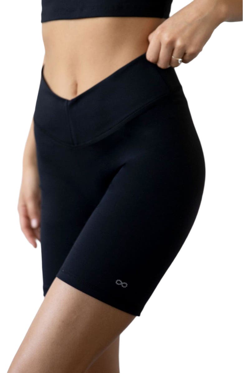 Rebody Active Vendetta Cloudlux Biker Shorts 7", Alternate, color, Metropolis Black