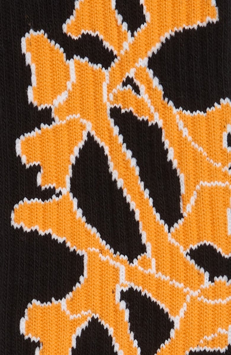 AMIRI Stacked Bones Crew Socks, Alternate, color, 