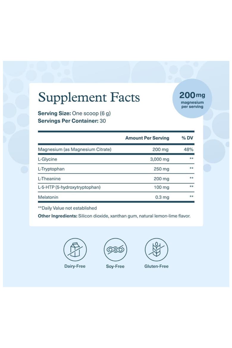 Sleep Nighttime Calm Relaxation Support Powder 6oz, Alternate, color, None