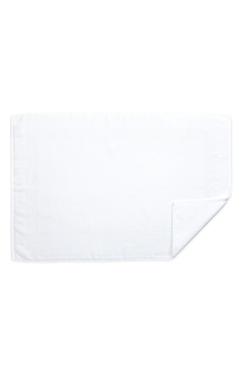 Matouk Lotus Bath Mat, Main, color, White