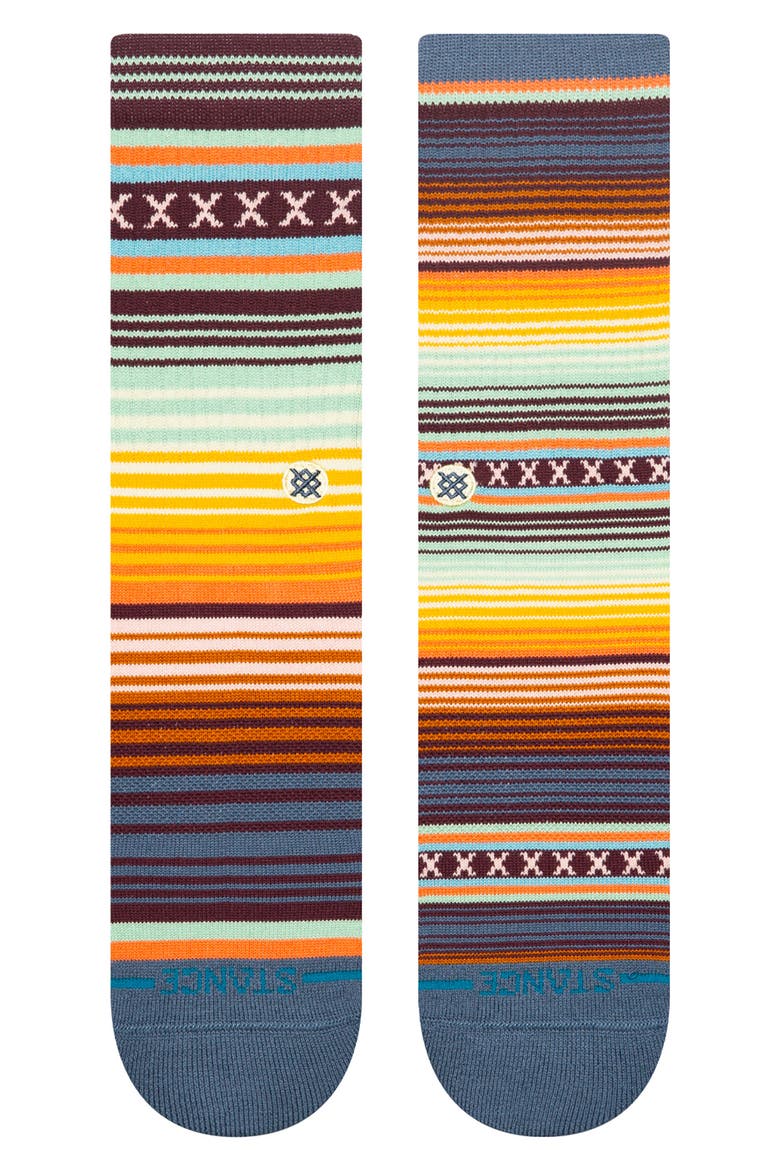Curren Crew Socks, Alternate, color, SEABLUE