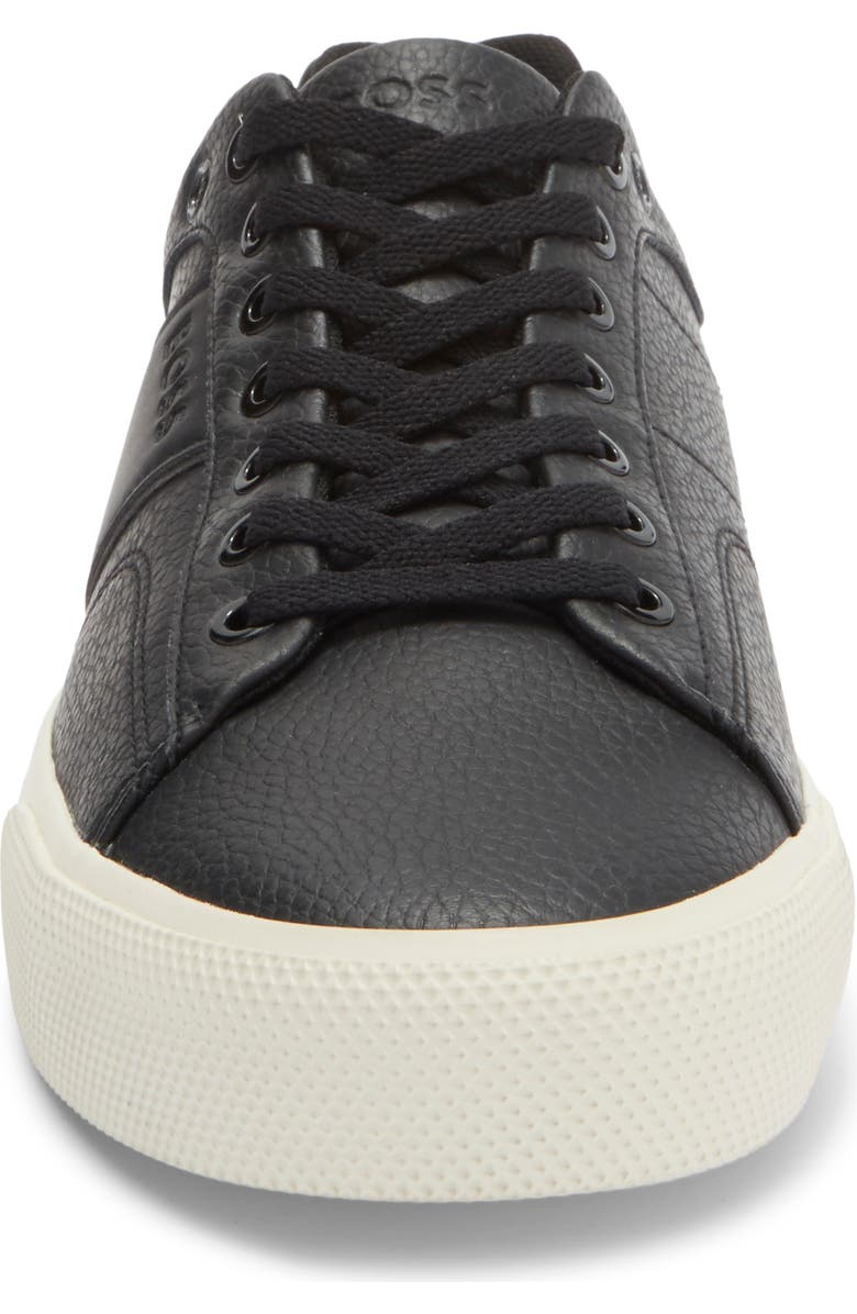 BOSS Aiden Tennis Sneaker, Alternate, color, Black/ Black/ White