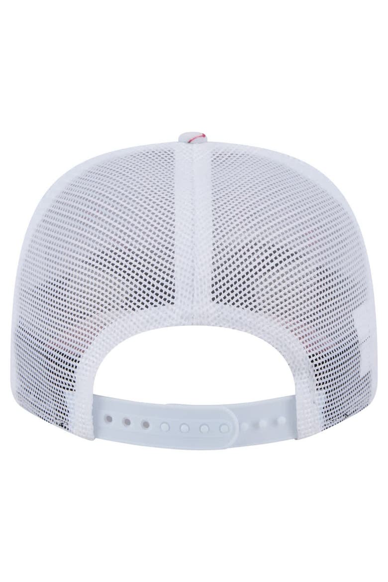 Men's New Era  White New York Yankees Flamingo Mesh Back 9SEVENTY Stretch-Snap Hat, Alternate, color, White