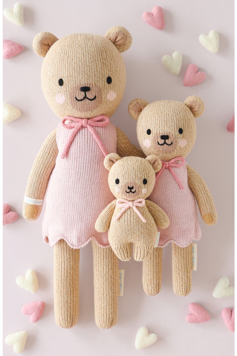 Bella the Honey Bear Stuffed Animal, Alternate, color, PINK