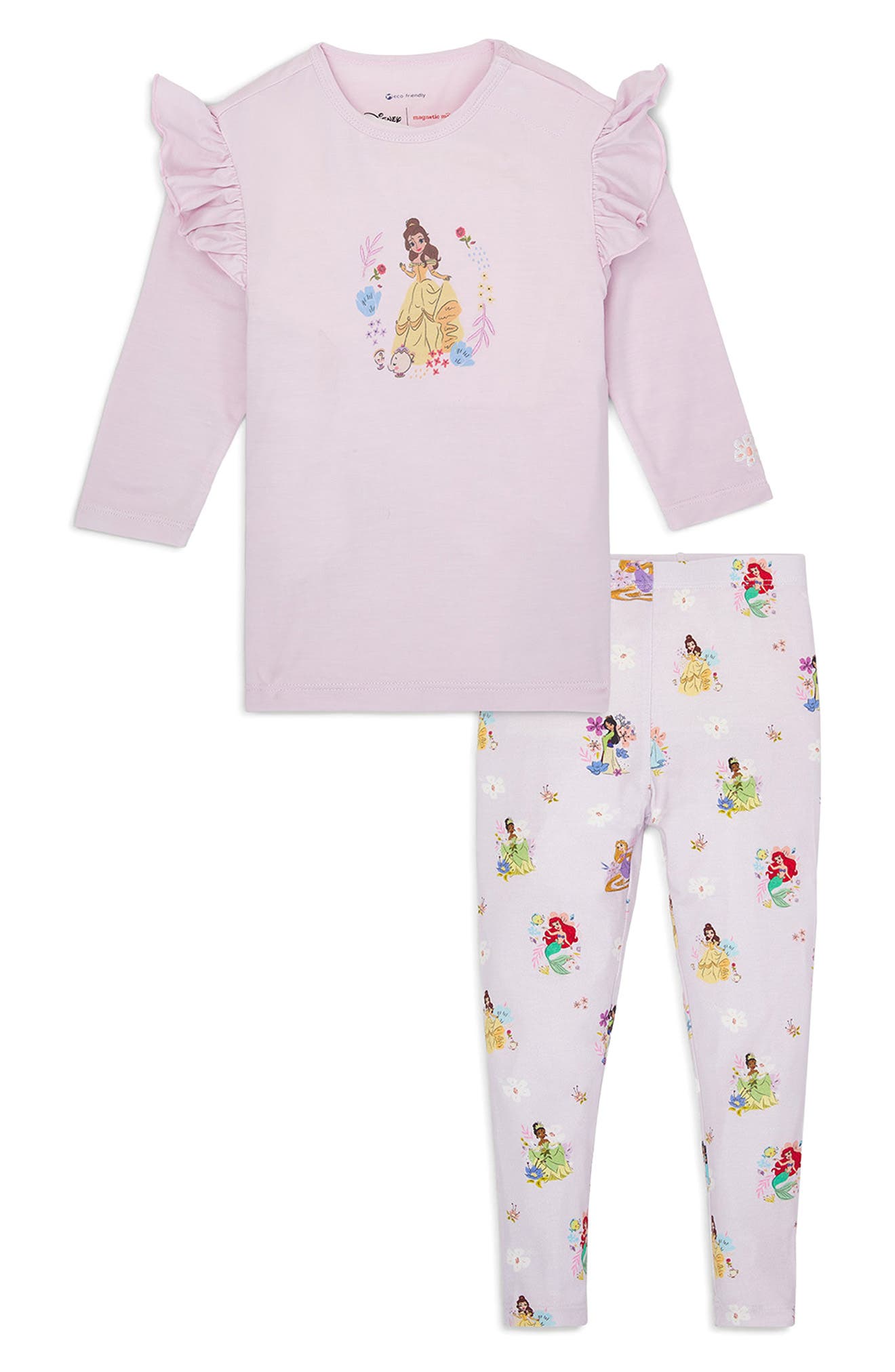Kids' Disney Princess Tunic and Leggings Pajama Set