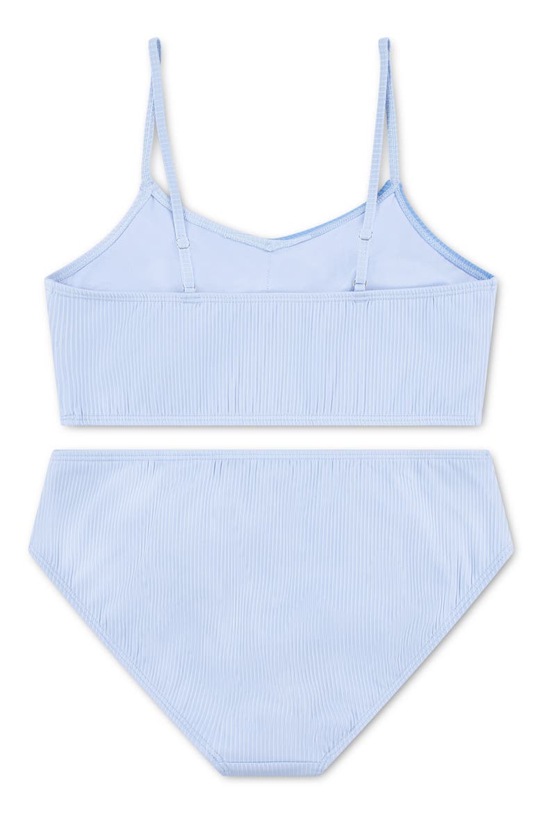 Kids' Cross Wrap Two-Piece Swimsuit, Alternate, color, WINDSURFER