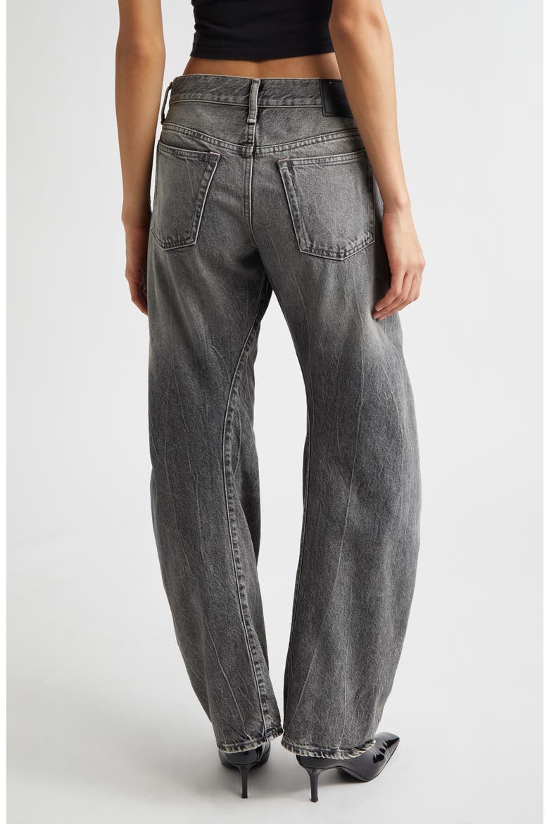 2006 Gothik Barrel Leg Jeans, Alternate, color, WASHED BLACK