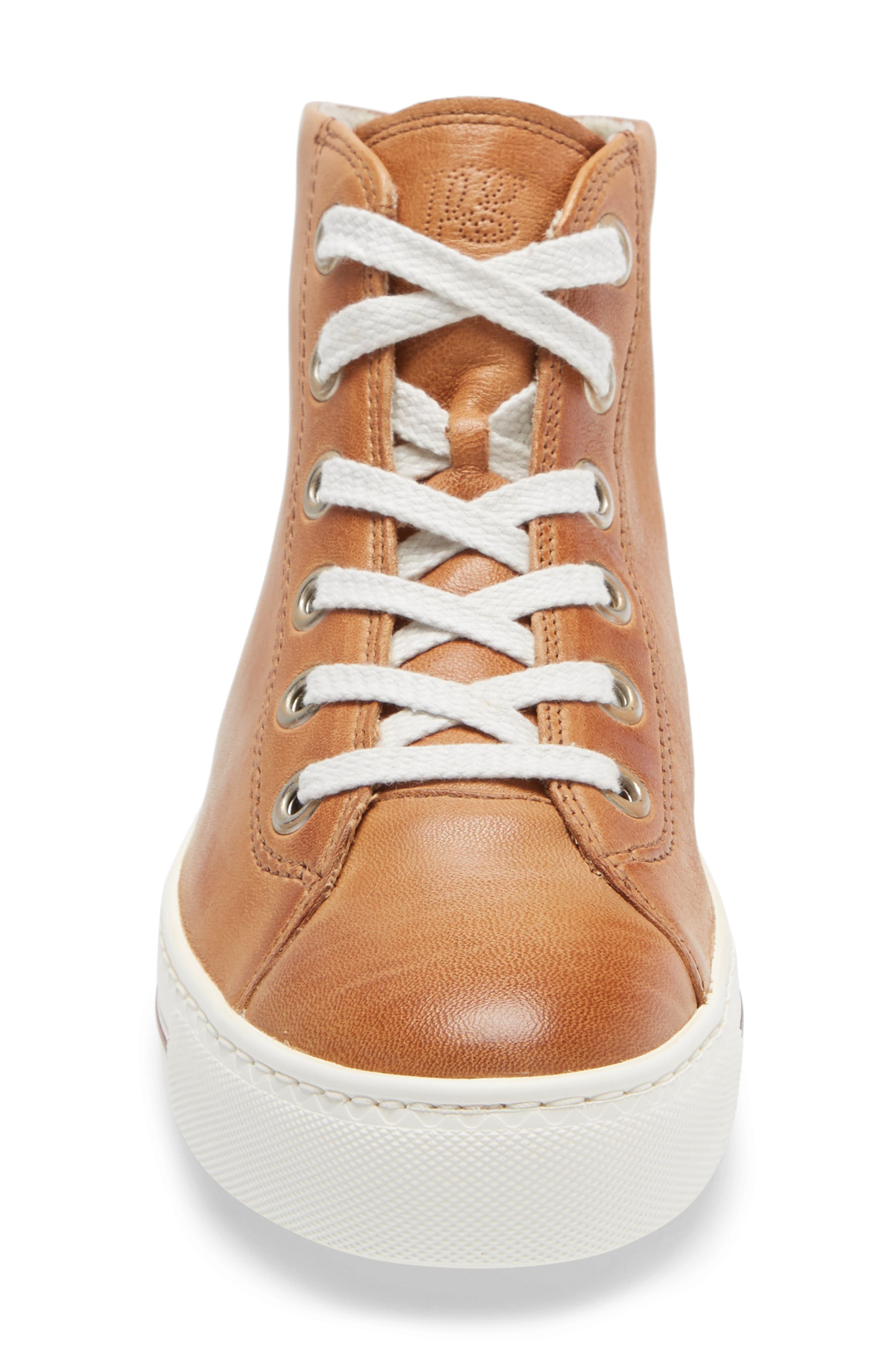 Bronte High Top Sneaker, Alternate, color, CUOIO LEATHER