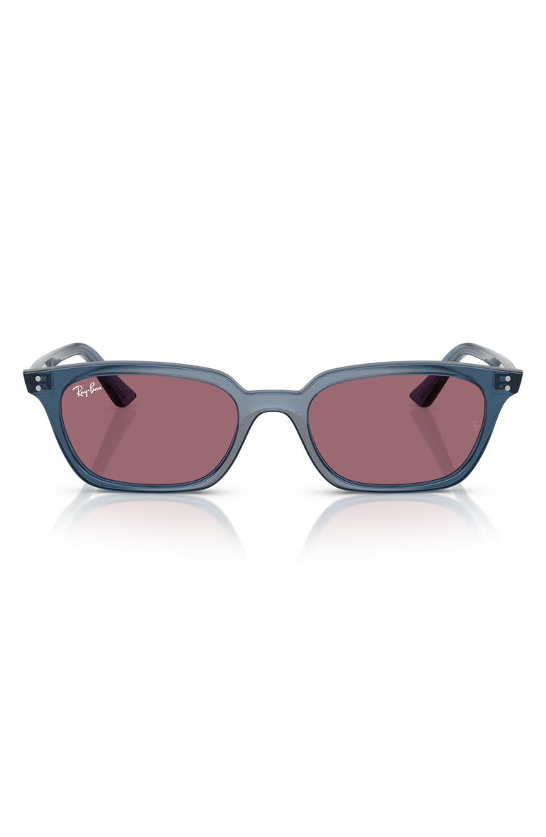 Ray-Ban 52mm Pillow Sunglasses, Main, color, Light Blue