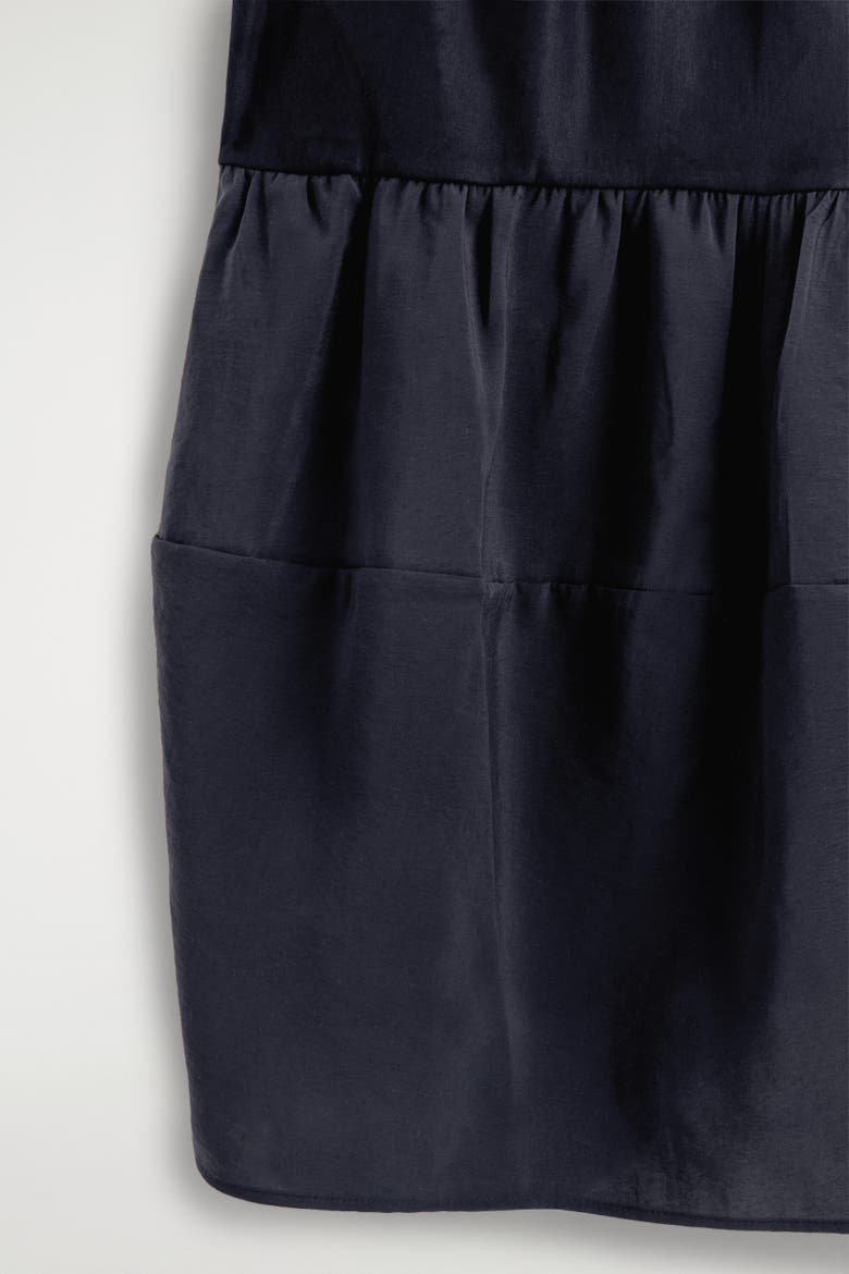 Paneled Mini Dress, Alternate, color, NAVY