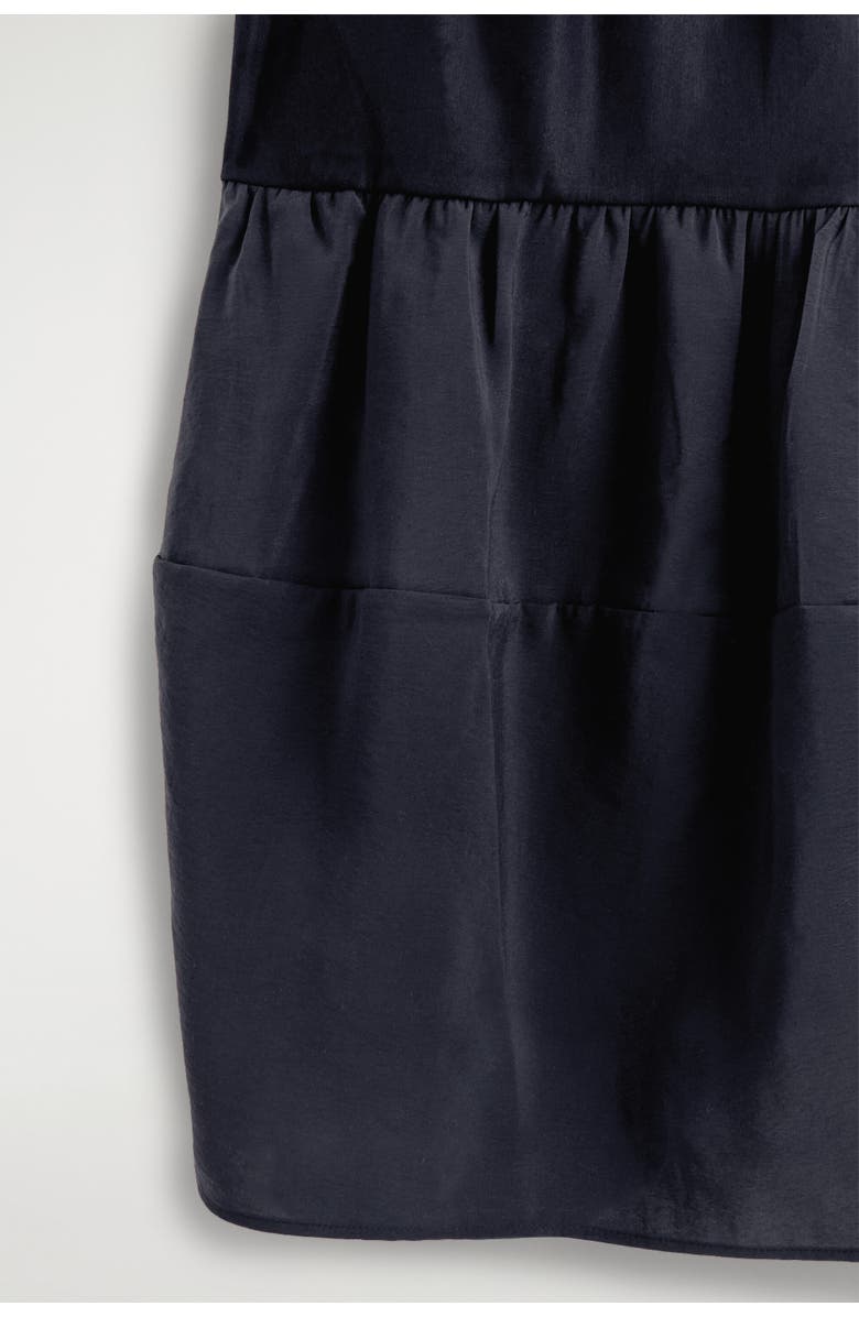 COS Panelled Mini Dress, Alternate, color, Navy