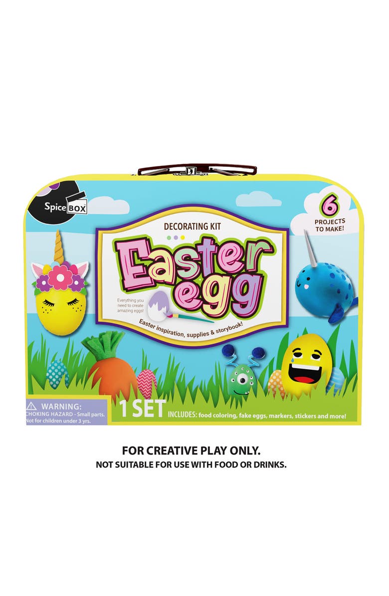 Suitcase Easter Egg Art Kit Hop Into Easter With Artistic Delights, Alternate, color, Multicolored
