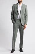 BOSS Huge Stretch Wool Suit