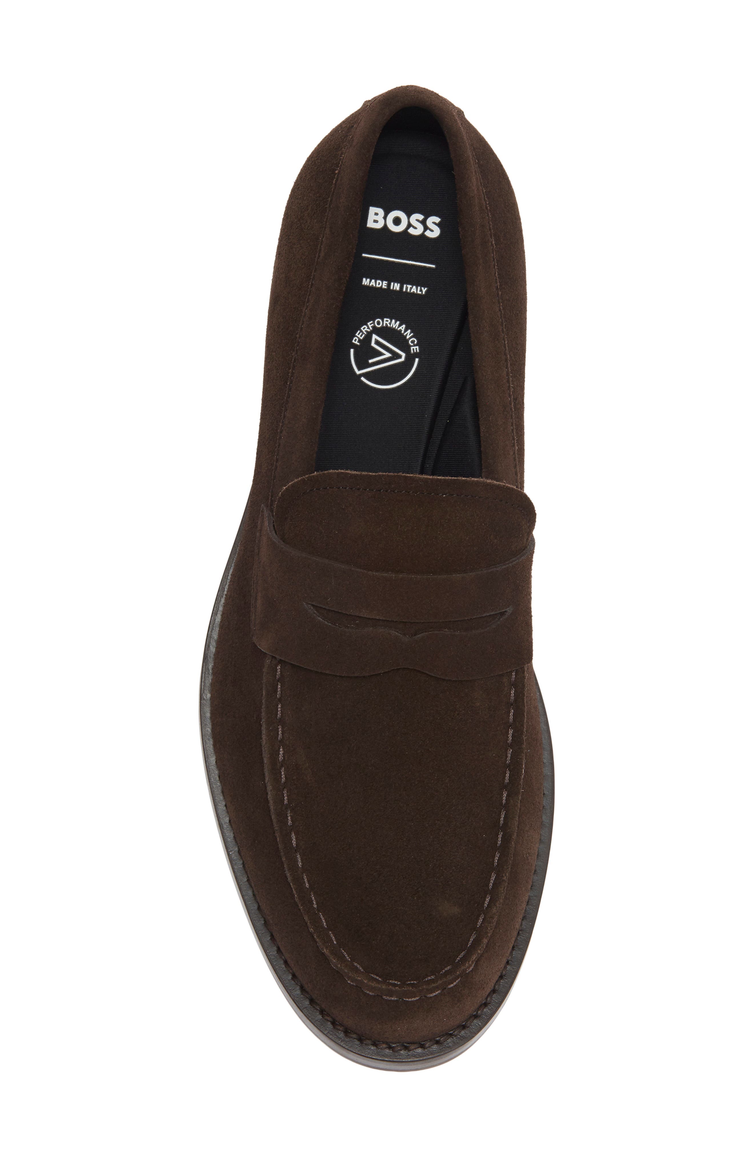 BOSS Dressletic Loafer, Alternate, color, Dark Brown
