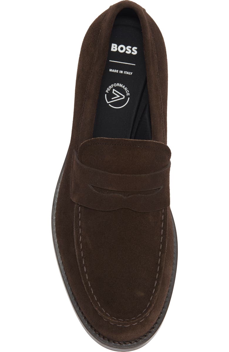 BOSS Dressletic Loafer, Alternate, color, Dark Brown