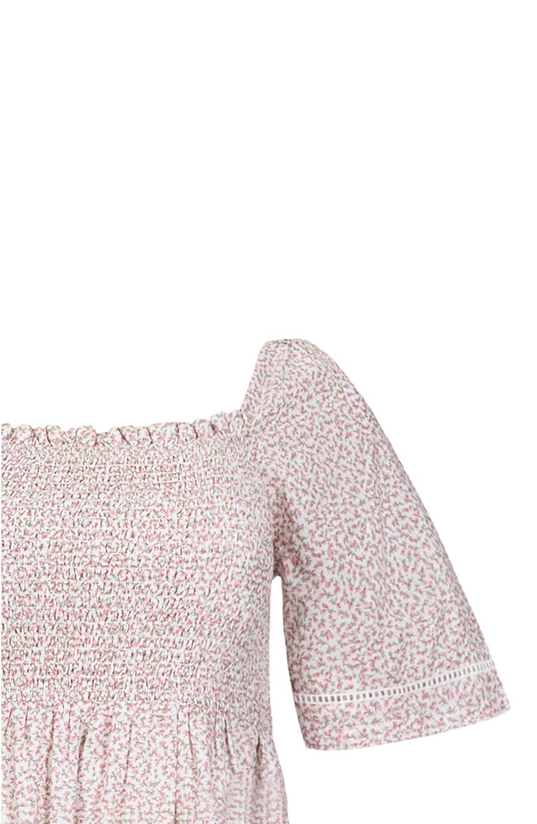 Hope & Henry Women's Organic Bell Sleeve Smocked Dress, Alternate, color, Vintage Petal Ditsy