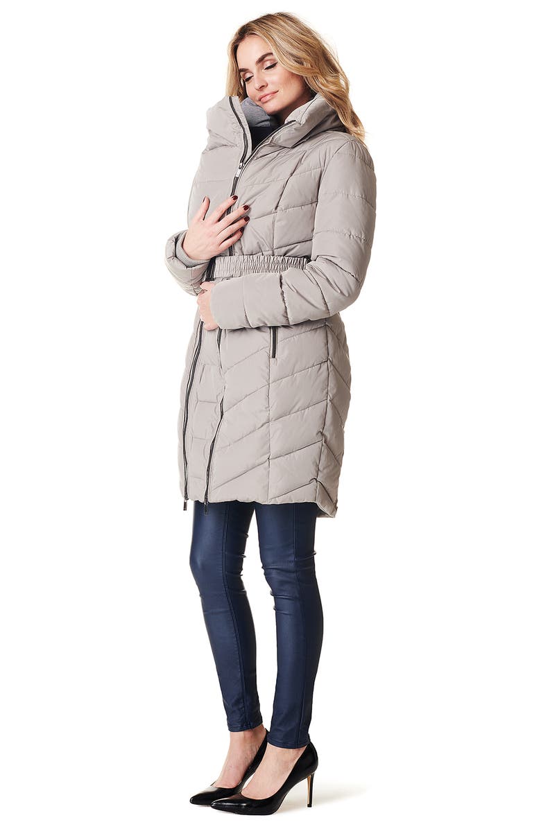 Noppies Lara Quilted Maternity Coat, Alternate, color, 