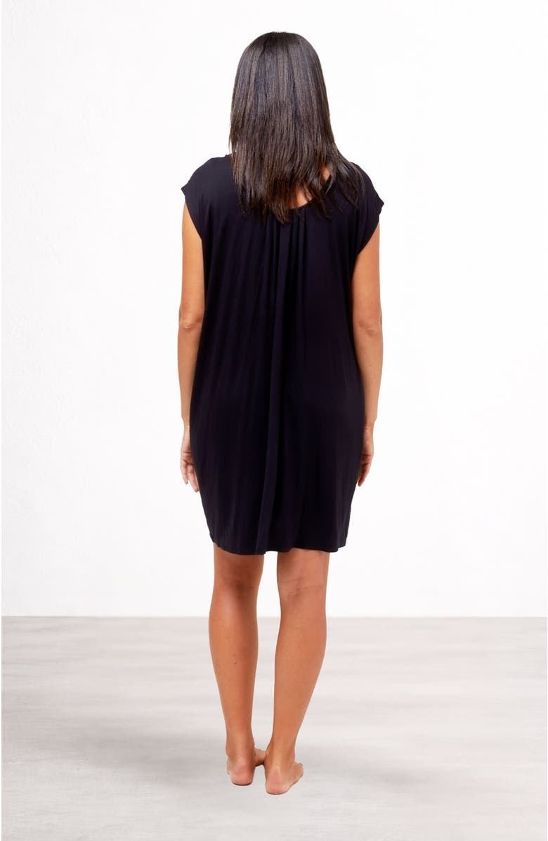 Nom Maternity Clementine Maternity & Nursing Nightie, Alternate, color, Black