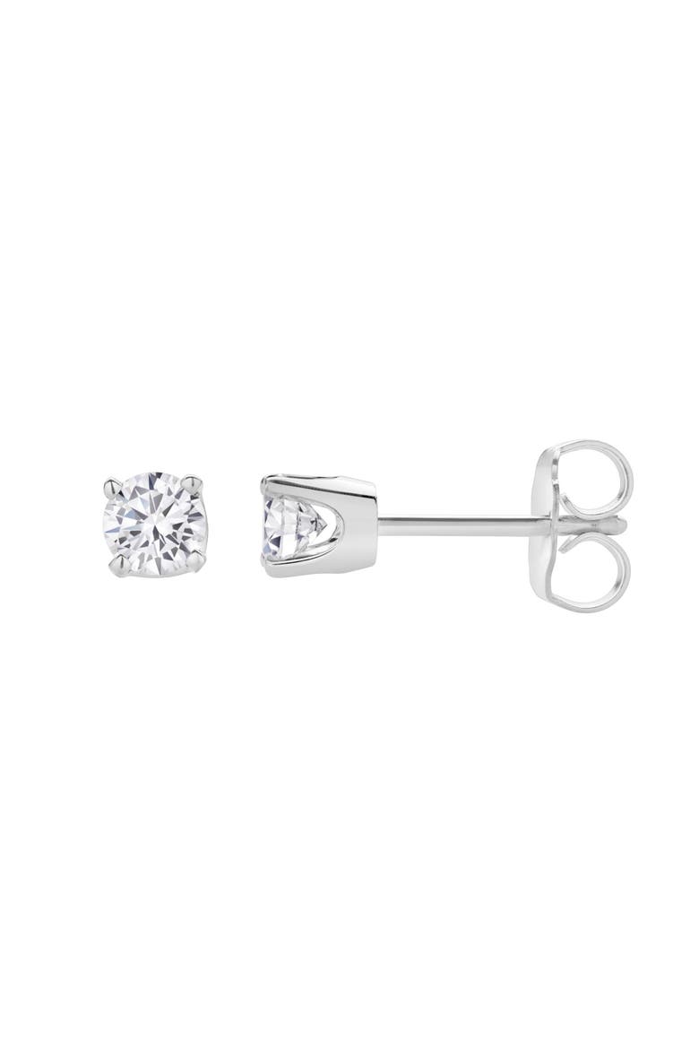 Seraph 0.40 Ct TW Lab Grown Round Diamond Studs 14K Gold Earrings, Alternate, color, 14K White Gold