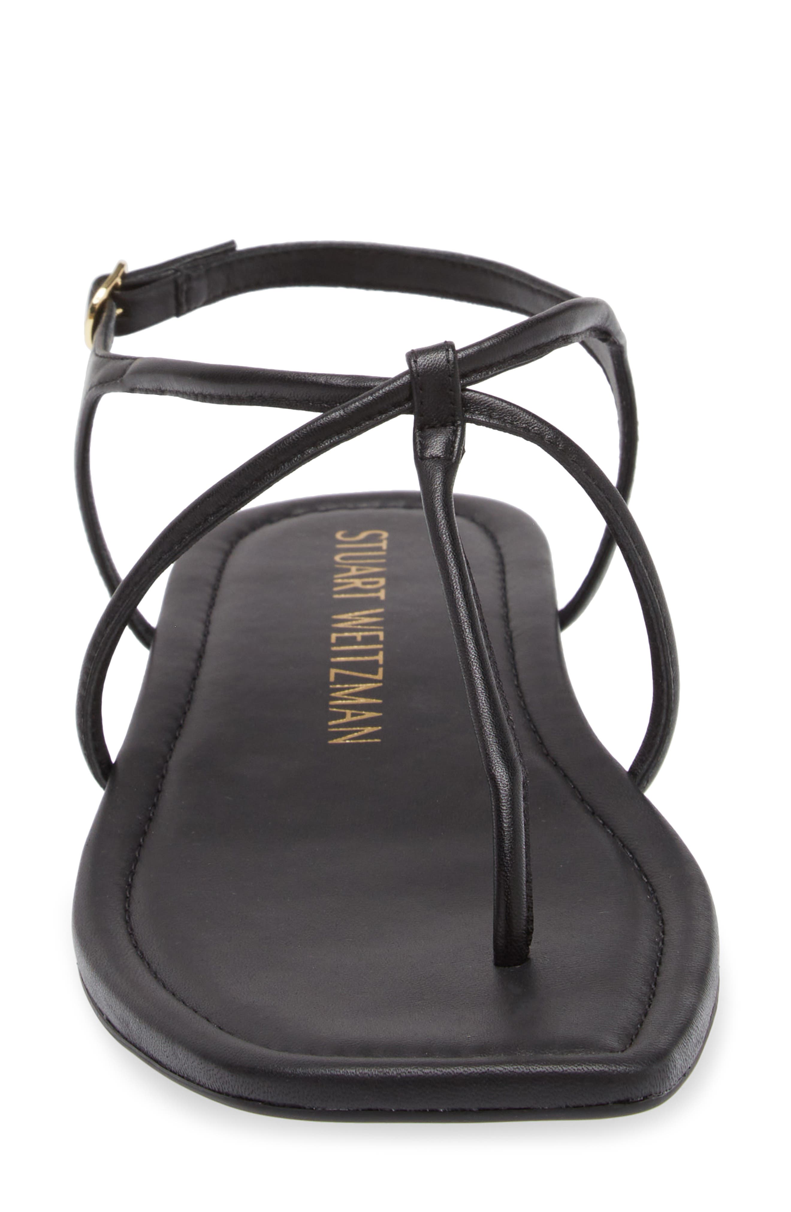 Stuart Weitzman Matilda Sandal, Alternate, color, Black