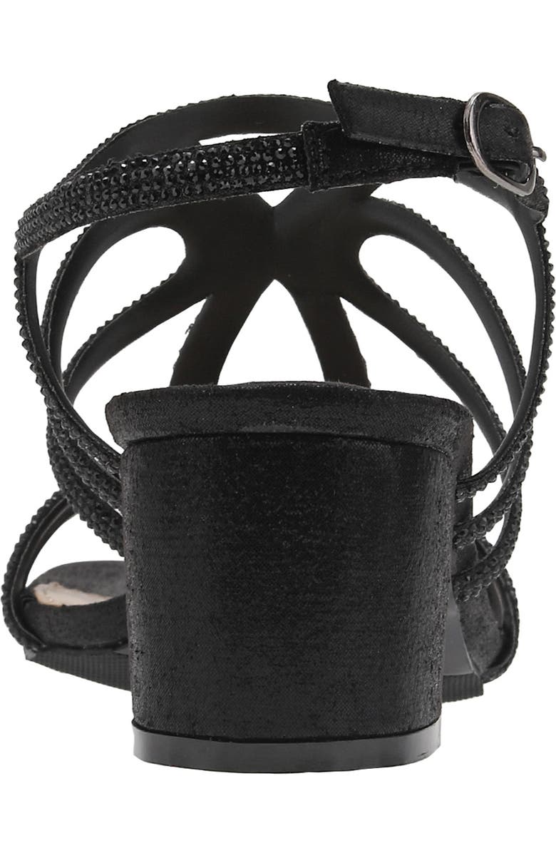 LADY COUTURE Devinenr Sandal, Alternate, color, Black