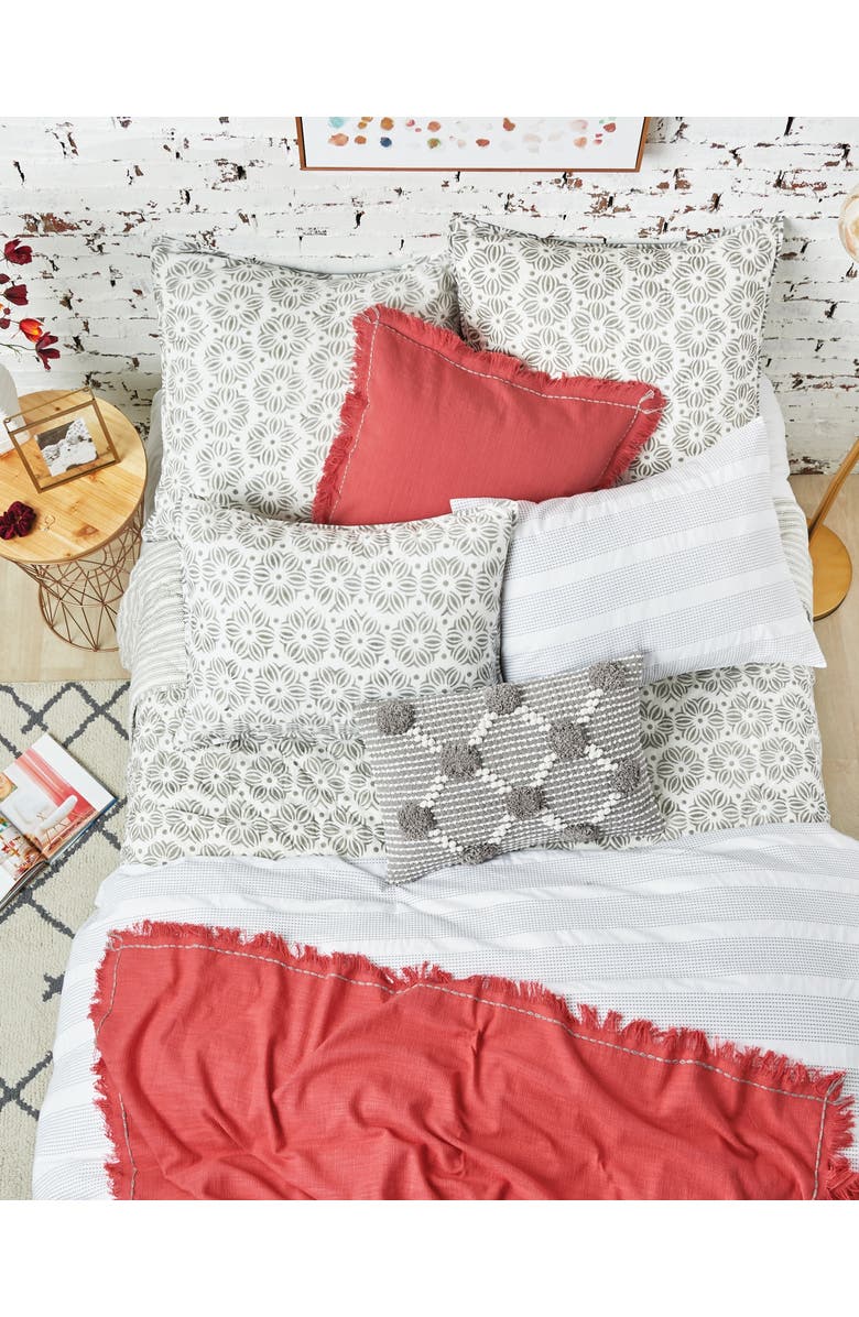 carol & frank Josie Throw Pillow Collection, Alternate, color, Grey