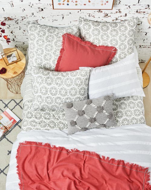 Carol & Frank Josie Throw Pillow Collection In Gray