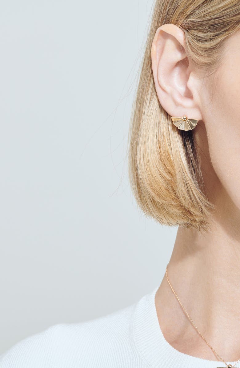 Aurate New York Archival Sensu Earrings, Alternate, color, Yellow